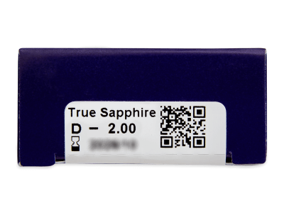 TopVue Color - True Sapphire - cu dioptrie (2 lentile) - Parametrii lentilei