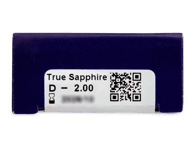 TopVue Color - True Sapphire - cu dioptrie (2 lentile) - Parametrii lentilei