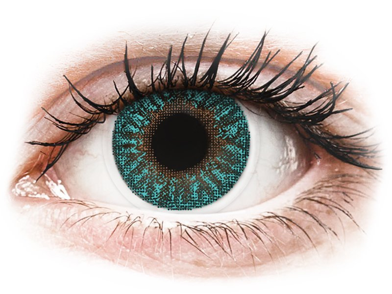 TopVue Color – Turquoise – cu dioptrie (2 lentile) Zdraví a krása > Osobní péče > Péče o zrak > Kontaktní čočky 2022