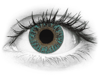 TopVue Color - Turquoise - cu dioptrie (2 lentile)