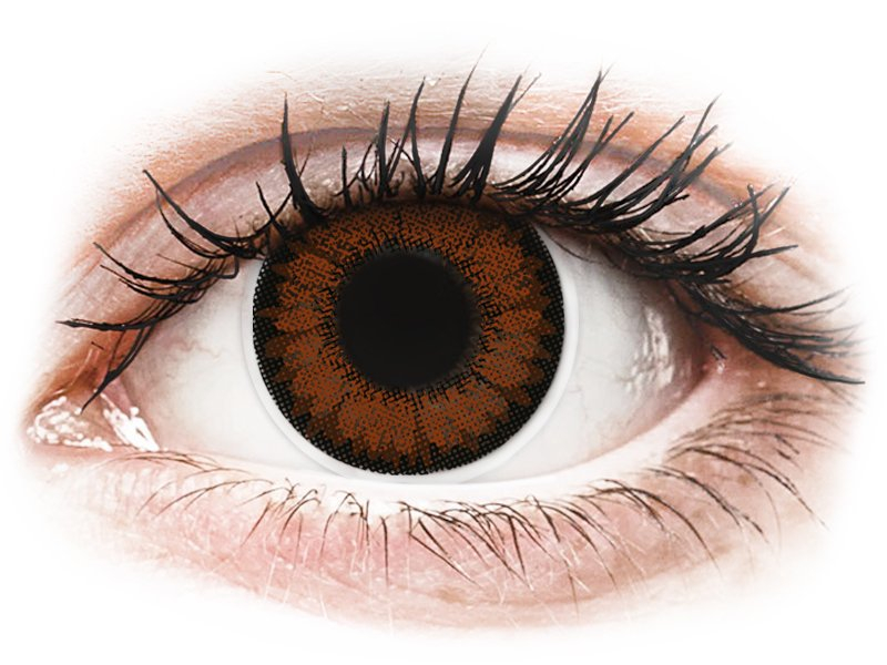 Lentile de contact colorate ColourVUE BigEyes Pretty Hazel – fără dioptrie (2 lentile) Maxvue Vision imagine noua