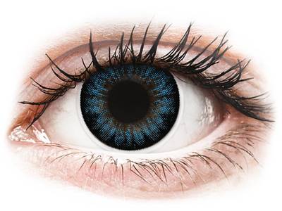 ColourVUE BigEyes Cool Blue - cu dioptrie (2 lentile) - Lentile de contact colorate