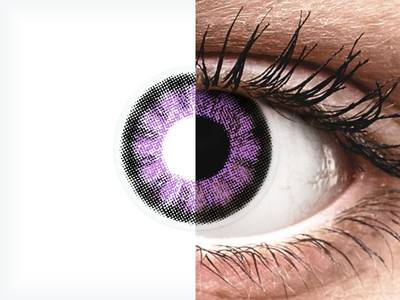 ColourVUE BigEyes Ultra Violet - fără dioptrie (2 lentile)