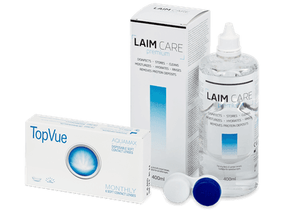 TopVue Monthly (6 lentile) + soluție Laim Care 400 ml