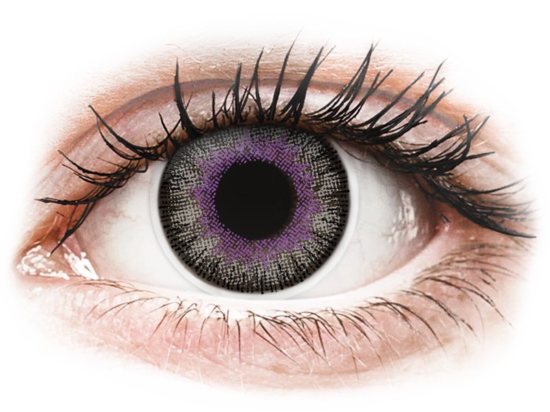 ColourVUE Fusion Violet Gray – fără dioptrie (2 lentile) Maxvue Vision imagine noua