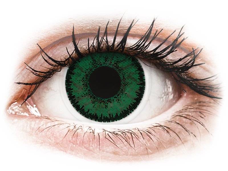 Lentile de contact colorate SofLens Natural Colors Aquamarine - fără dioptrie (2 lentile)