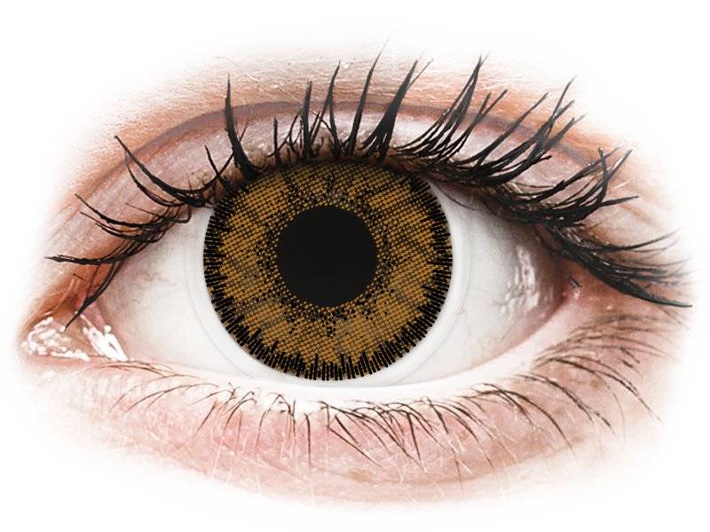 Lentile de contact colorate SofLens Natural Colors India - cu dioptrie (2 lentile)