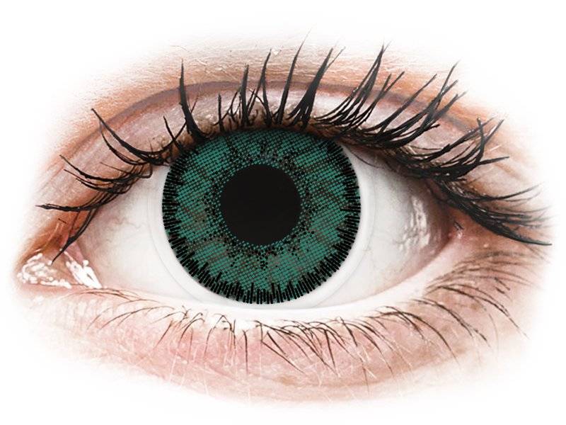 Lentile de contact colorate SofLens Natural Colors Jade – cu dioptrie (2 lentile)