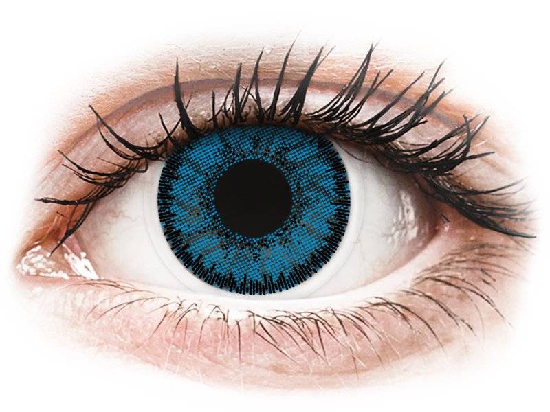 Lentile de contact colorate SofLens Natural Colors Topaz - cu dioptrie (2 lentile)