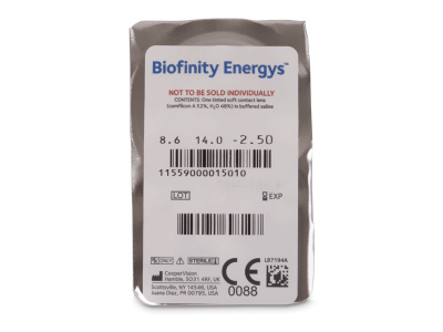 Biofinity Energys (3 lentile) - Vizualizare ambalaj