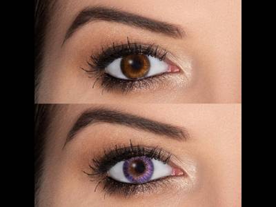 FreshLook ColorBlends Amethyst - cu dioptrie (2 lentile)