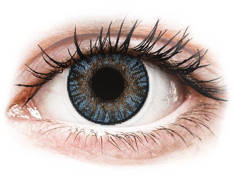 Lentile de contact colorate FreshLook ColorBlends Blue - cu dioptrie (2 lentile)
