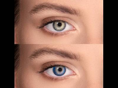 FreshLook ColorBlends Blue - cu dioptrie (2 lentile)