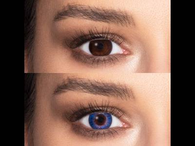 FreshLook ColorBlends Blue - cu dioptrie (2 lentile)