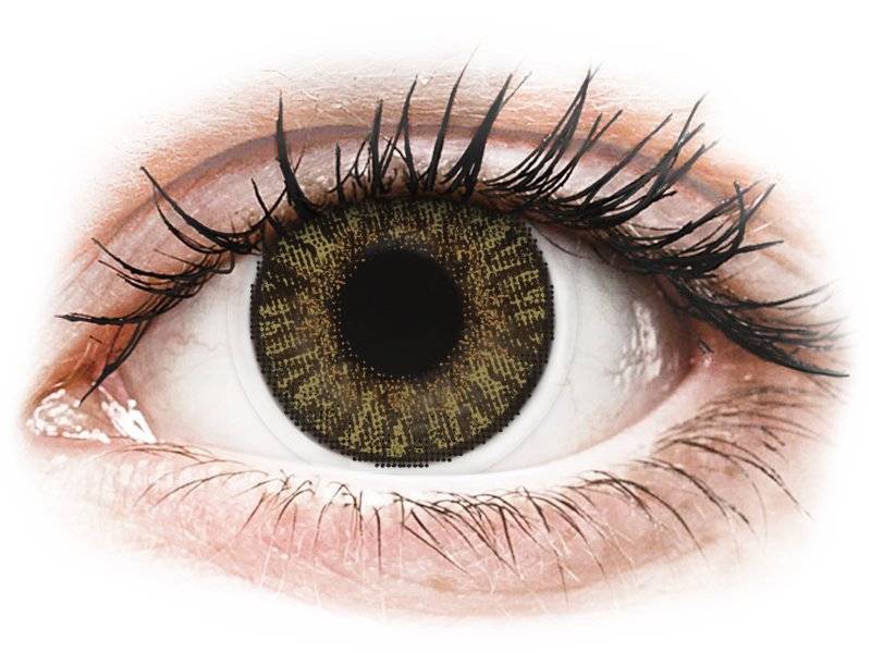 Lentile de contact colorate FreshLook ColorBlends Pure Hazel - fără dioptrie (2 lentile)