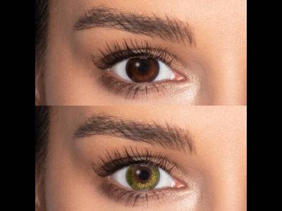 FreshLook Colors Green - cu dioptrie (2 lentile)