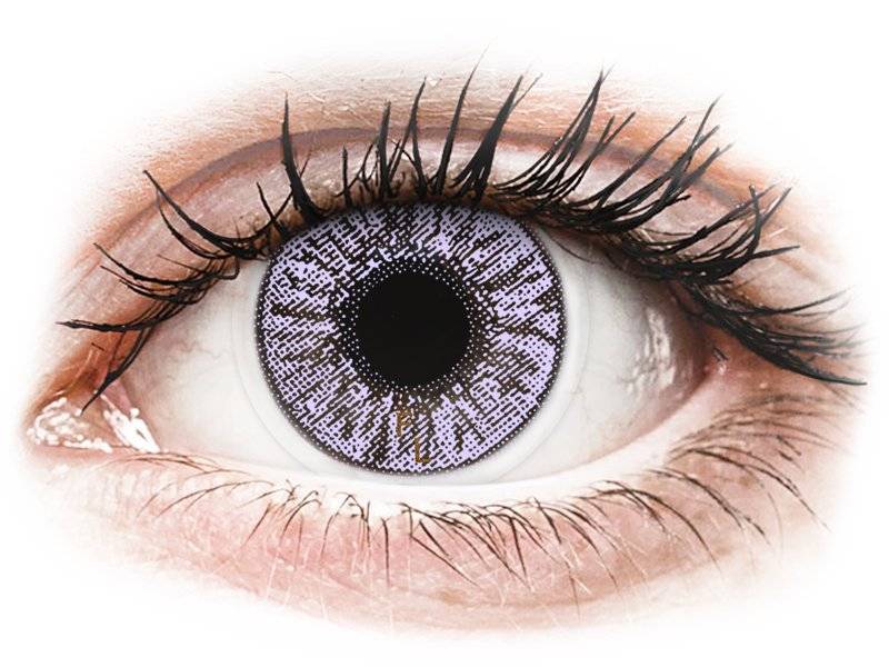 Lentile de contact colorate FreshLook Colors Violet – cu dioptrie (2 lentile) Alcon imagine noua