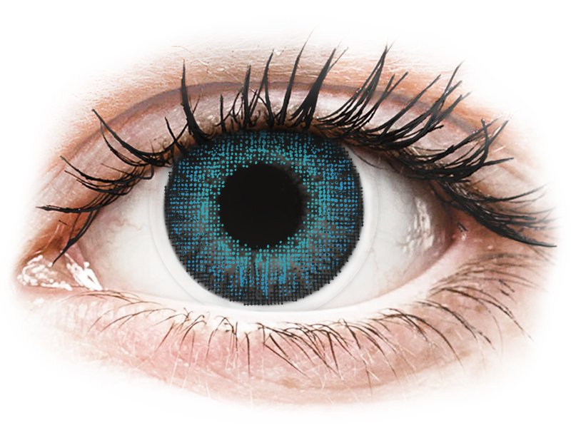 Lentile de contact colorate Air Optix Colors – Brilliant Blue – cu dioptrie (2 lentile) (2 lentile) imagine noua