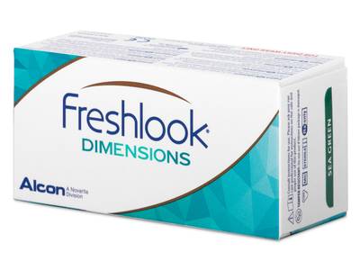 FreshLook Dimensions Pacific Blue - cu dioptrie (6 lentile)