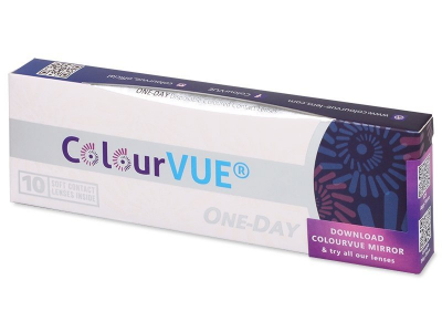 ColourVue One Day TruBlends Hazel - cu dioptrie (10 lentile) - Produsul este disponibil și în acest pachet