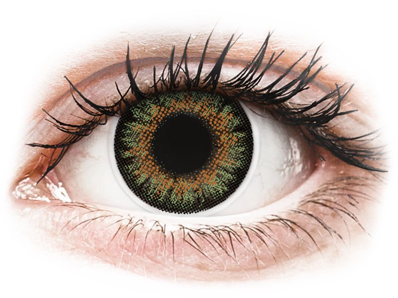 ColourVue One Day TruBlends Green – cu dioptrie (10 lentile) Maxvue Vision