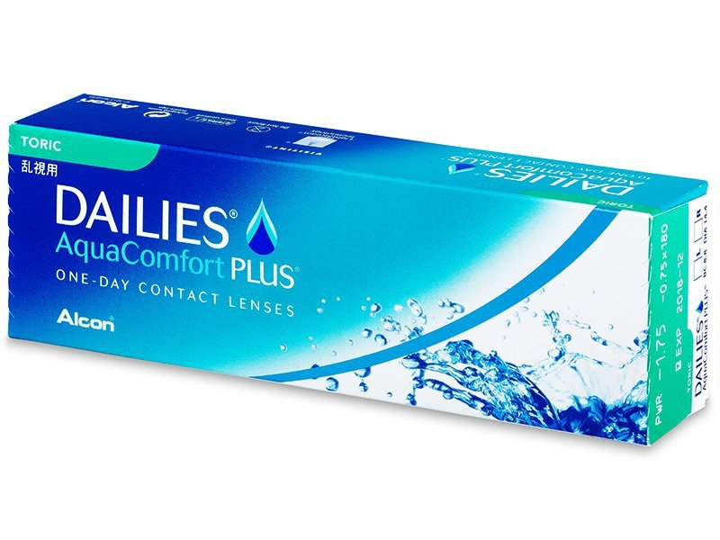 Lentile de contact zilnice Dailies AquaComfort Plus Toric (30 lentile)