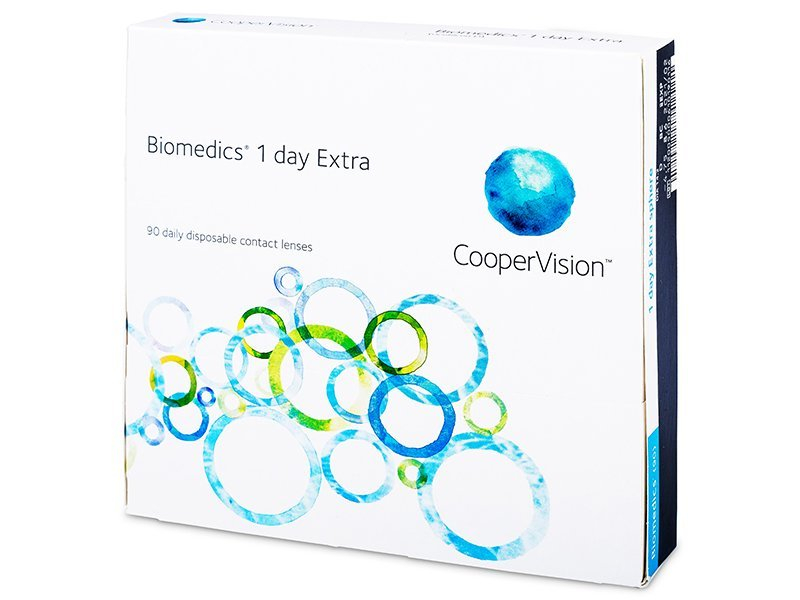 Biomedics 1 Day Extra (90 lentile) - Lentile de contact de unică folosință