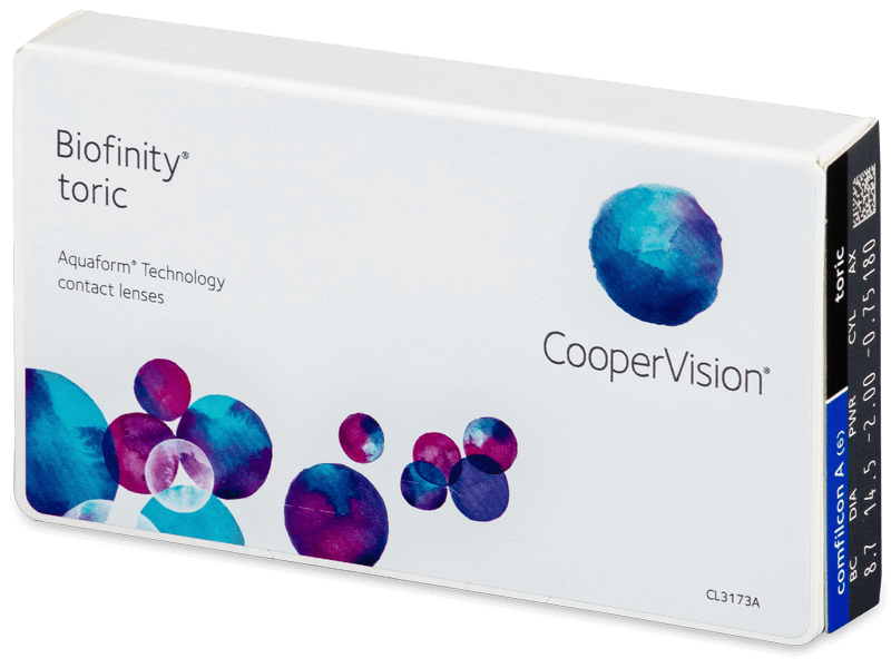 Biofinity Toric (6 lentile) CooperVision imagine noua