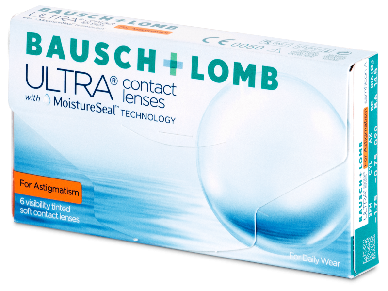 Lentile de contact lunare Bausch + Lomb ULTRA for Astigmatism (6 lentile)