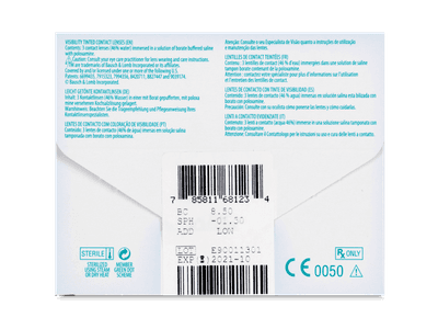 Bausch + Lomb ULTRA for Presbyopia (3 lentile) - Parametrii lentilei