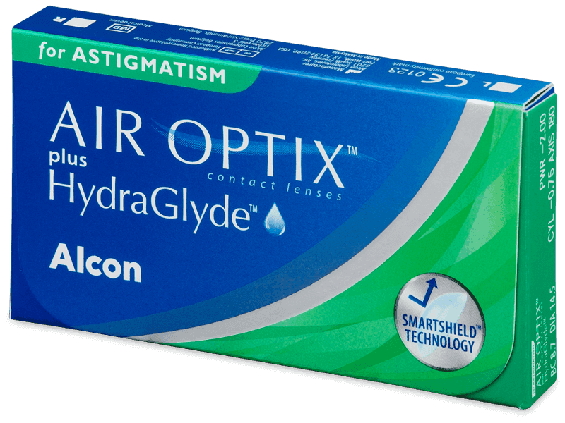 Lentile de contact lunare Air Optix plus HydraGlyde for Astigmatism (6 lentile)