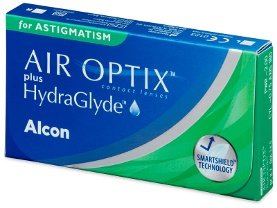 Air Optix
							plus HydraGlyde for Astigmatism (3 lentile)