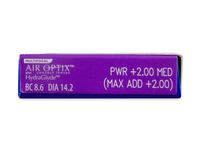 Air Optix plus HydraGlyde Multifocal (6 lentile) - Parametrii lentilei