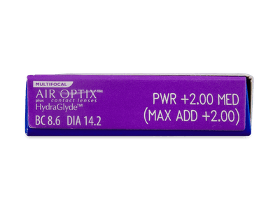 Air Optix plus HydraGlyde Multifocal (6 lentile) - Parametrii lentilei