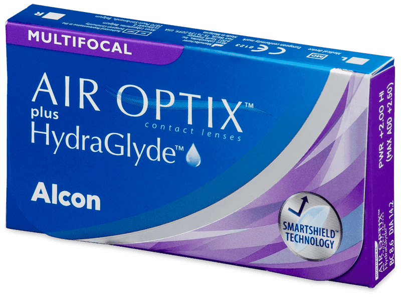Lentile de contact lunare  Air Optix plus HydraGlyde Multifocal (6 lentile)