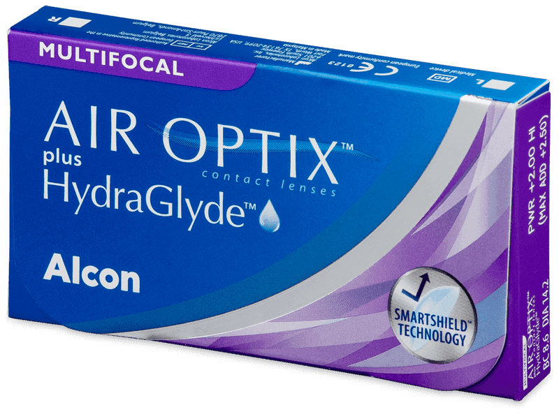 Lentile De Contact Lunare Air Optix Plus Hydraglyde Multifocal (6 Lentile)