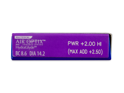 Air Optix plus HydraGlyde Multifocal (3 lentile) - Parametrii lentilei