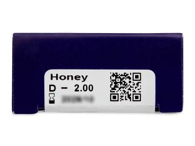 TopVue Color - Honey - cu dioptrie (2 lentile) - Parametrii lentilei