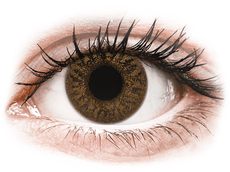 Lentile de contact colorate TopVue Color - Honey - cu dioptrie (2 lentile)