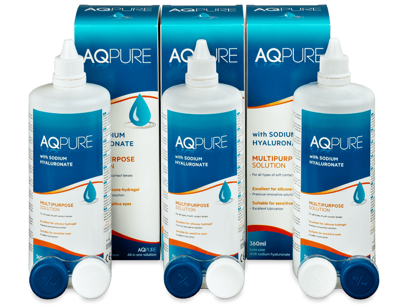 Soluție AQ Pure 3 x 360 ml  - Pachete speciale cu 3 soluții