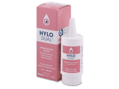 Picături oftalmice HYLO-DUAL 10 ml - Design-ul vechi
