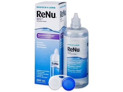 Soluție ReNu MPS Sensitive Eyes 360 ml - Design-ul vechi