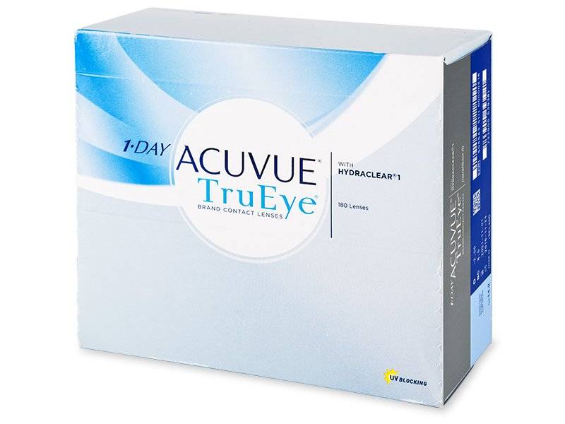 Lentile de contact zilnice 1 Day Acuvue TruEye (180 lentile)