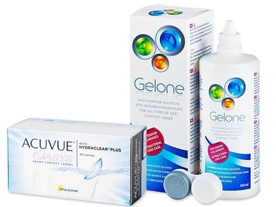 Acuvue Oasys (24 lentile) + soluție Gelone 360 ml