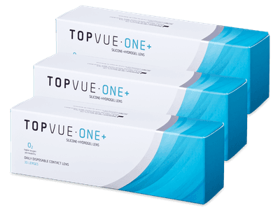 TopVue One+ (90 lentile) - Lentile de contact de unică folosință