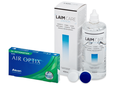 Air Optix for Astigmatism (6 lentile) + soluție Laim-Care 400 ml