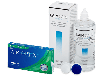 Air Optix for Astigmatism (6 lentile) + soluție Laim Care 400 ml