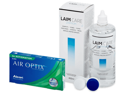 Air Optix for Astigmatism (6 lentile) + soluție Laim-Care 400 ml