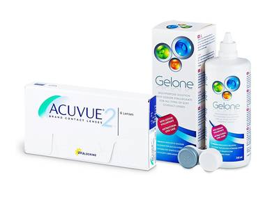 Acuvue 2 (6 lentile) + soluție Gelone 360 ml