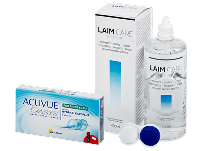 Acuvue Oasys for Presbyopia (6 lentile) + soluție Laim-Care 400 ml